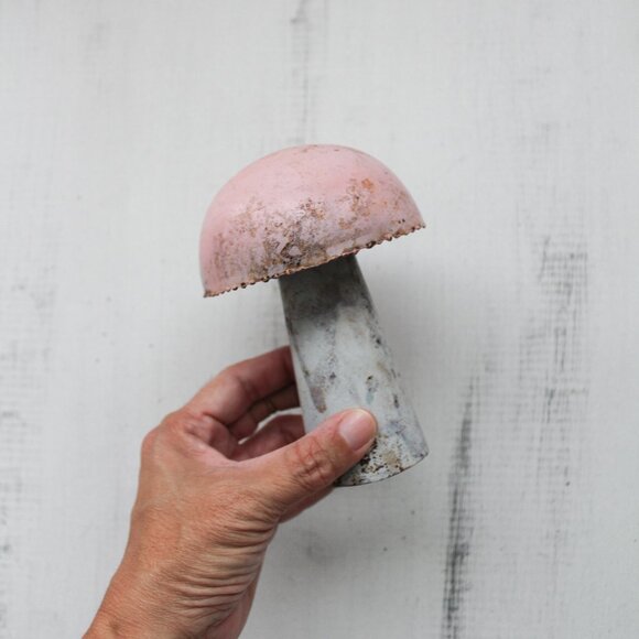 Anthropologie // Terrain - Neon Iron Mushroom, Small - Pink - EUC - Picture 1 of 7